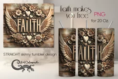 Christian faith | Skinny tumbler sublimation design PLUS8 Product Image 1