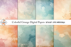 Colorful Grunge Digital Papers Product Image 1