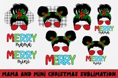 Christmas Mama and mini Sublimation, PNG. Product Image 1