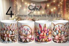 Easter eggs | 4 vintage spring Sublimation Mug designs PLUS Product Image 1