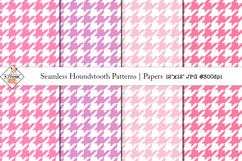 Seamless Houndstooth Patterns | Digital papers Product Image 1