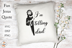 Funny Jesus Quote SVG | Christian Design Product Image 1