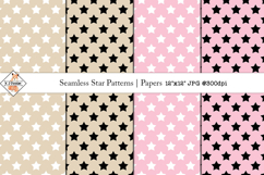 Seamless Star Patterns | Digital Papers Product Image 1