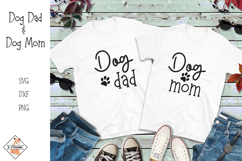 Dog Dad &amp; Dog Mom SVG Product Image 1