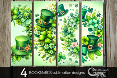 St. Patrick's day clover | bookmarks sublimation designs P Product Image 1