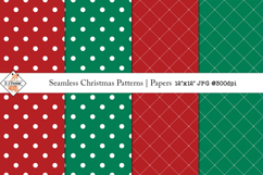 Seamless Christmas Papers | Patterns Product Image 1