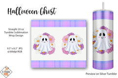 Halloween Ghost Tumbler Wrap Design Product Image 1