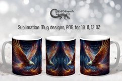Mystic eagle | fantasy Mug Sublimation design PLUS Product Image 1