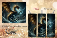 Chinese dragon | mystic Skinny tumbler sublimation design PL Product Image 1