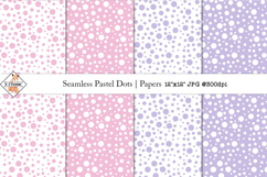 Seamless Pastel Random Dot Digital Papers Product Image 1