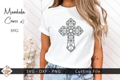 Mandala Cross #2 SVG | Christian Designs Product Image 1