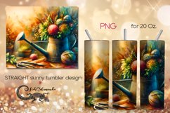 Garden composition | skinny tumbler Sublimation design PLUS Product Image 1