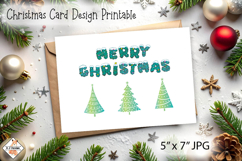 Christmas card design printable Product Image 1