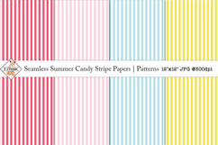 Seamless Summer Candy Stripe Papers | Patterns Product Image 1
