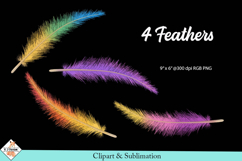 Feathers Clipart | Sublimation Product Image 1