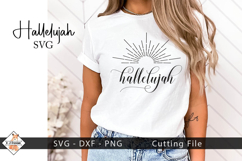 Hallelujah SVG | Christian Designs Product Image 1