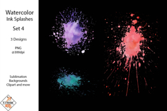Watercolor Ink Splashes | backgrounds Product Image 1