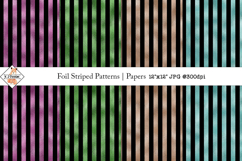 Foil Striped Patterns| Digital Papers Product Image 1
