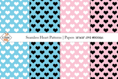 Seamless Heart Patterns | Digital Papers Product Image 1