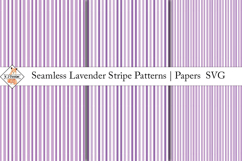 Seamless Lavender Stripe Patterns | Digital Papers SVG Product Image 1