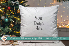Christmas Pillow Mockup Photo JPG | Background Product Image 1