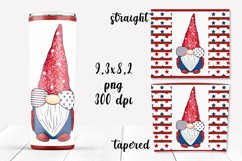 Patriotic Gnome Tumbler design. Sublimation PNG, 20 oz. Product Image 2