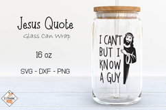 Jesus Quote Beer Glass Can Wrap SVG Product Image 1