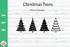 Christmas Trees SVG Product Image 1
