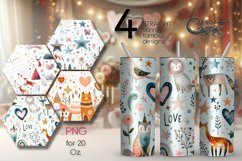 Valentine Inscription | 4 scandy Skinny tumbler designs Product Image 1