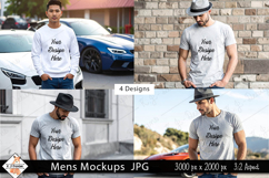 Mens T shirt Sweatshirt mockups jpg Product Image 1