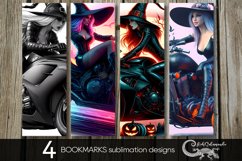 Moto witch | Motorcycle bookmarks design bundle PLUS Product Image 1