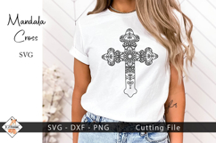 Mandala Cross SVG | Christian Designs Product Image 1