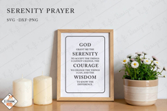 Serenity Prayer SVG | Christian Designs Product Image 1