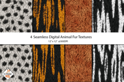 Seamless Animal Fur Textures | Backgrounds Product Image 1