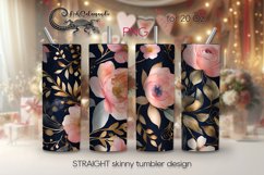 Vintage Flowers | 4 gentle tumbler Sublimation designs Product Image 1