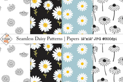Seamless Daisy Patterns | Papers Product Image 1