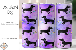 Dachshund Dogs Sublimation Tumbler Wrap Design Product Image 1