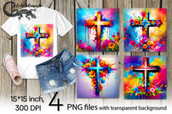 Christian Faith | 4 PNG Sublimation designs P Product Image 1