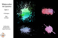 Watercolor Ink Splashes | backgrounds Product Image 1