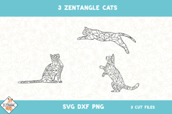 Zentangle Cats SVG | Animal Clipart Product Image 1