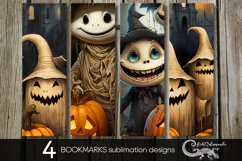 Funny ghost | Halloween bookmarks sublimation design PLUS Product Image 1
