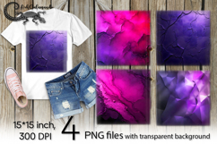 Abstract purple background | 4 PNG Sublimation designs P Product Image 1
