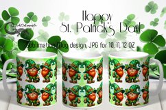 St. Patrick&#039;s day gnomes | Mug sublimation design PLUS, PNG Product Image 1