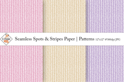Seamless Spots &amp; Stripes Paper | Patterns Product Image 1