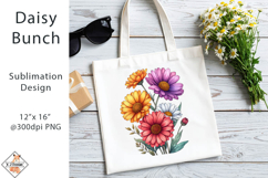 Daisy Bunch Sublimation Design Product Image 1