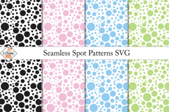 Seamless Spot Patterns SVG | Digital papers Product Image 1