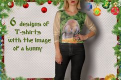 T-shirt with the image of a rabbit I 6 T-shirt designs , JPG Product Image 1