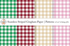 Seamless Striped Gingham Paper | Patterns Product Image 1