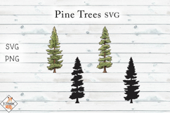 Pine Trees SVG &amp; PNG Product Image 1