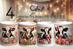 Valentine Farm | 4 farmhouse Mug sublimation designs Product Image 1